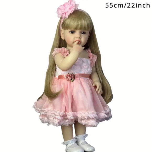 NEW! Gorgeous Large Realistic Life Like Blonde 22” inch Doll! - Picture 5 of 5
